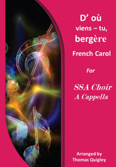 D'ou viens-tu bergere SSA choral sheet music cover